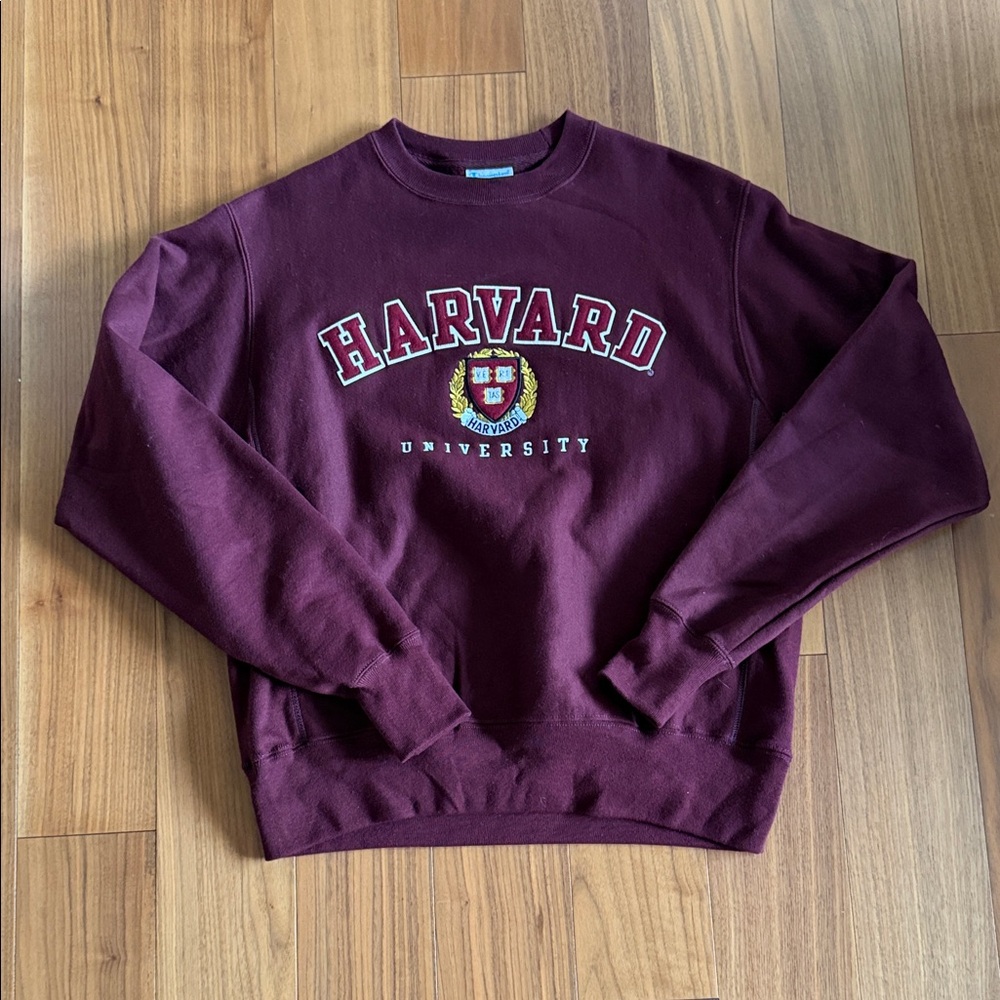 Champion Maroon Harvard Crewneck Sweater